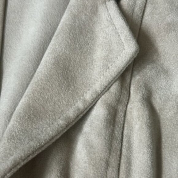 Calvin Klein Faux Suede Open Front Long Vest Duster Cardigan - Picture 10 of 12